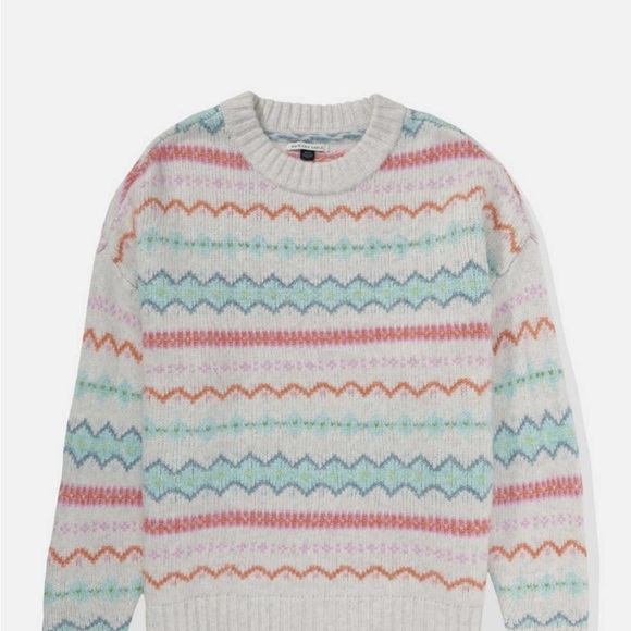 AE Oversized Fair Isle Crewneck Sweater - Picture 3 of 15